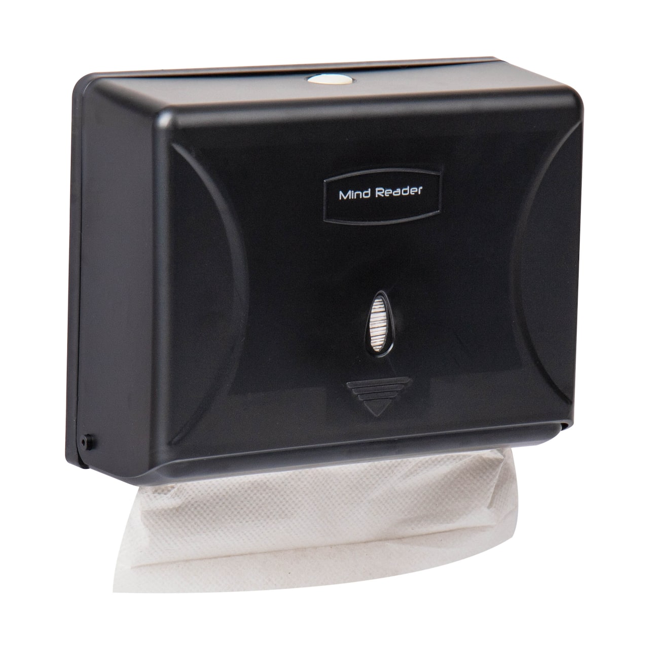 Mind Reader Black Multi-Fold Paper Towel Dispenser